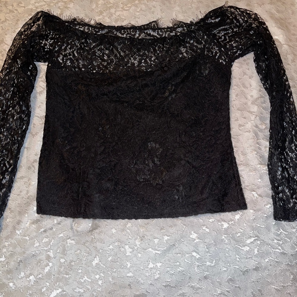 Black Lace Top